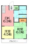 第1ウエキハイツの間取り画像