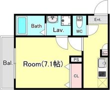 ジーメゾン海老名上今泉の間取り画像