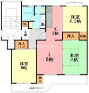 厚木毛利台ハイツの間取り画像