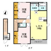 グランレーヴ Aの間取り画像