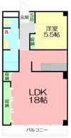 コーポ井上の間取り画像