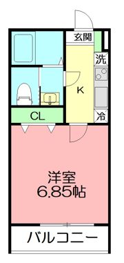 cocochi ODASAGAの間取り画像