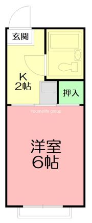 コーポ石井の間取り画像