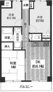 フローレンスパレス相模が丘の間取り画像