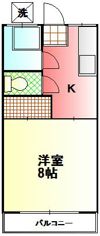 コーポ清水の間取り画像