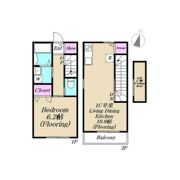 Celestia 弥勒寺の間取り画像