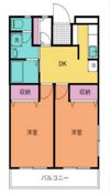 ハイツサンモールの間取り画像