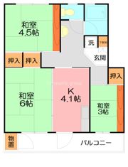 平塚田村の間取り画像