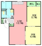 リベルテ鎌倉の間取り画像