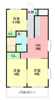 サンシティ成宮の間取り画像