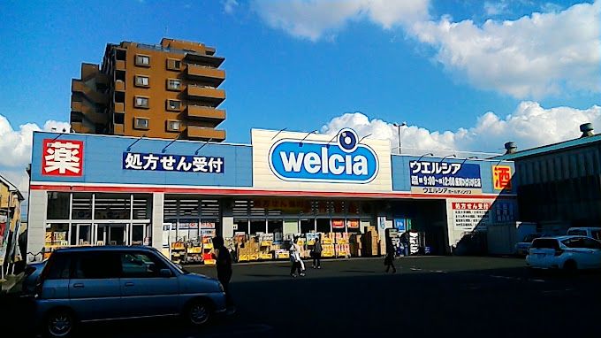近くのウエルシア座間ひばりが丘店まで632m（徒歩8分）
