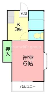 エクセル厚木Aの間取り画像