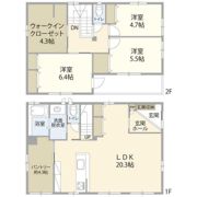 横浜市栄区本郷台5丁目住宅（021249）の間取り画像