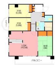 グランソラール丸の内の間取り画像