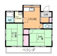 奥津短期アパートの間取り画像