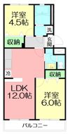 第二フジハイツの間取り画像