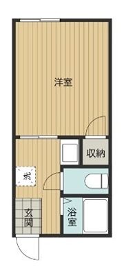 丸山荘Aの間取り画像