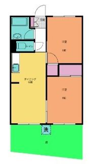 大雄山マンションの間取り画像