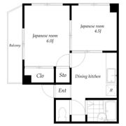 岩隈ハイツ2号の間取り画像