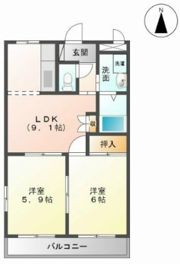 リヴィエール宮前の間取り画像