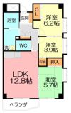 フラワーヒル小田原の間取り画像