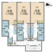 カインドネス湘南台の間取り画像