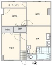 善行駅前共同ビルの間取り画像