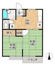 スカイハイツ座間の間取り画像