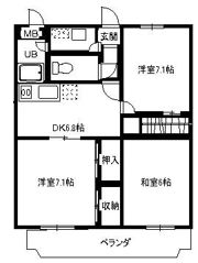 グレイスコートの間取り画像