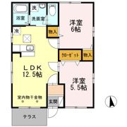 中里戸建て 5の間取り画像