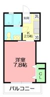 クリプト和の間取り画像