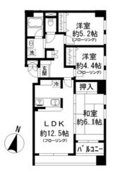 N-flats 横浜中田の間取り画像