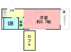 ラ・フェーヴ壱番館の間取り画像
