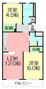 第二フジハイツの間取り画像