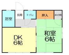 熊の前アパートの間取り画像