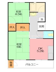 平塚田村12号棟の間取り画像