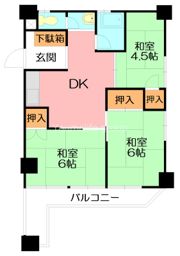 ながぬまマンションの間取り画像