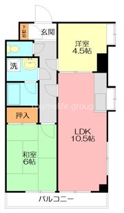 リエス愛甲石田の間取り画像