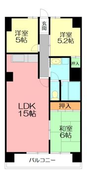 南山ハイムの間取り画像