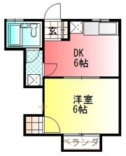 ルイシャトレ富士見Aの間取り画像