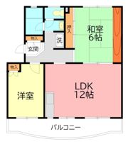 椿ハイツの間取り画像