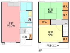 ヴィラージュIIの間取り画像