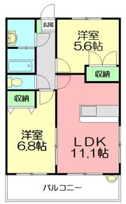 ソル・レヴェンテの間取り画像