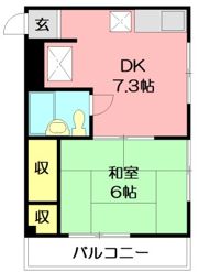 コーポラス原口の間取り画像