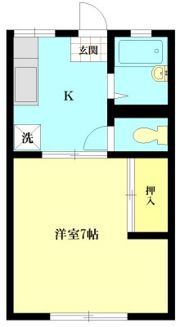 パナハイツ石井の間取り画像