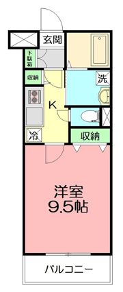 シティパレスさがみ野no.10の間取り画像