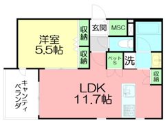Glicina Kの間取り画像