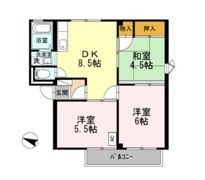 Bellevue弐番館の間取り画像