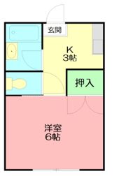 三笠ハイツCの間取り画像