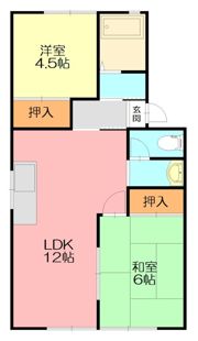 リバーサイドハイムの間取り画像